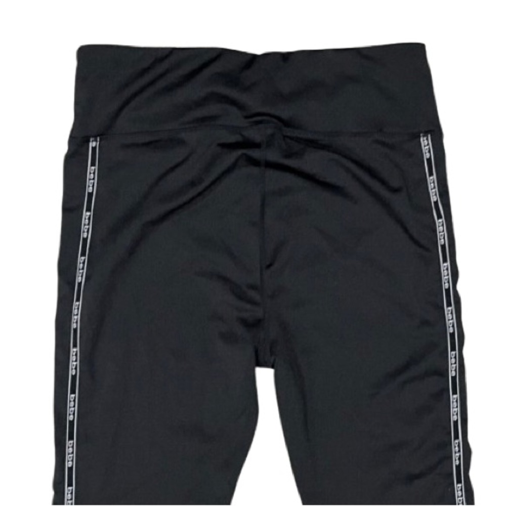Bebe Sport Woman’s Leggings Black Skinny Fit Active Gym Yoga, Sz 1X
